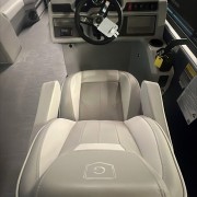 2025 Godfrey EX2286SBX Triple Pontoon Boat- Navy/Silver
